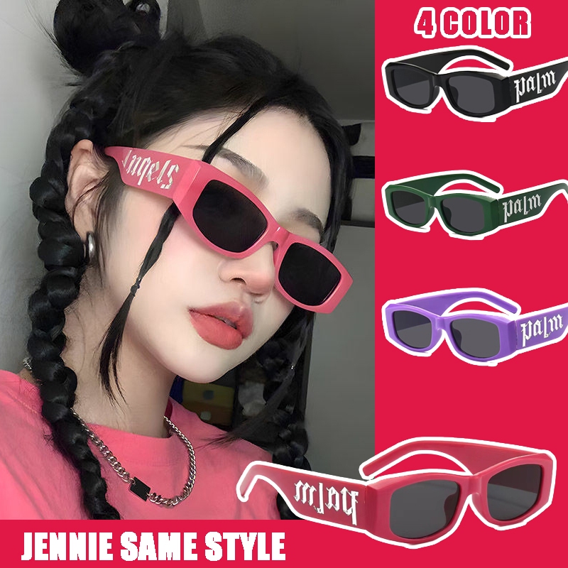 【magpie】แว่นตากันแดด Y2k กรอบสีชมพู ขนาดเล็ก สําหรับผู้หญิง