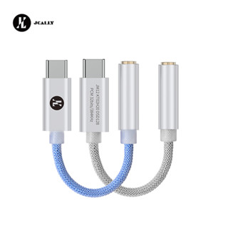 Jcally JM12 อะแดปเตอร์เสียงดิจิตอล Type-C ถึง 3.5 มม.อะแดปเต…