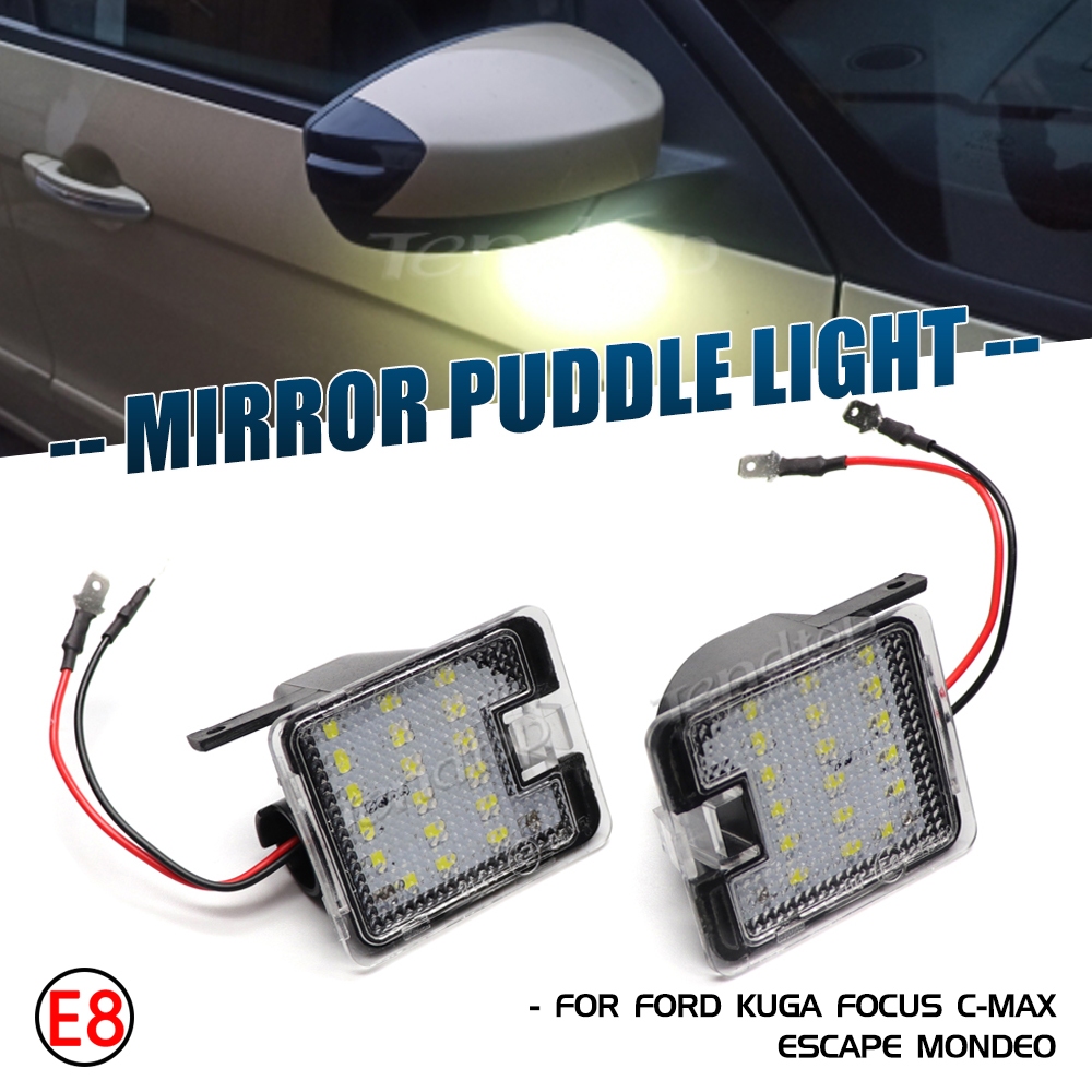 ไฟ LED ติดกระจกมองข้าง สําหรับ Ford C-Max Focus Escape Mondeo 2 ชิ้น