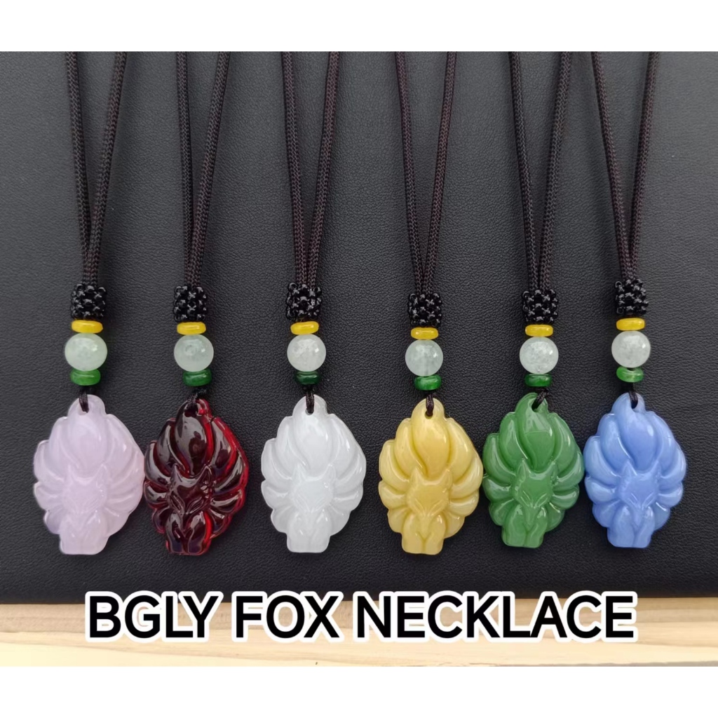 Bgly สร้อยคอ จี้รูปสุนัขจิ้งจอกนําโชค 6 สี