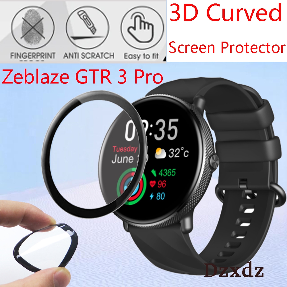 ฟิล์มกันรอยหน้าจอ 3D แบบนิ่ม สําหรับ Zeblaze GTR 3 Pro Zeblaze GTR3 Pro Smartwatch Film (ไม่ใช่กระจก)