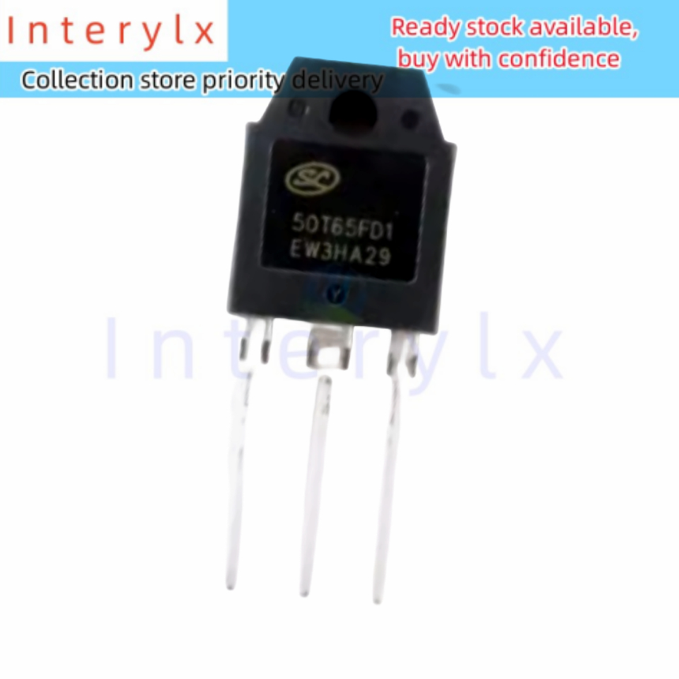 1 ชิ้น หลอดเอฟเฟคสนาม 50T65FD1 SGT50T65FD1PN IGBT 50A 650V TO-3P