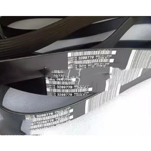 สายพานพัดลมเครื่องกําเนิดไฟฟ้าเครื่องจักรก่อสร้าง Dongfeng Cummins 6CT 3289779 8PK2006