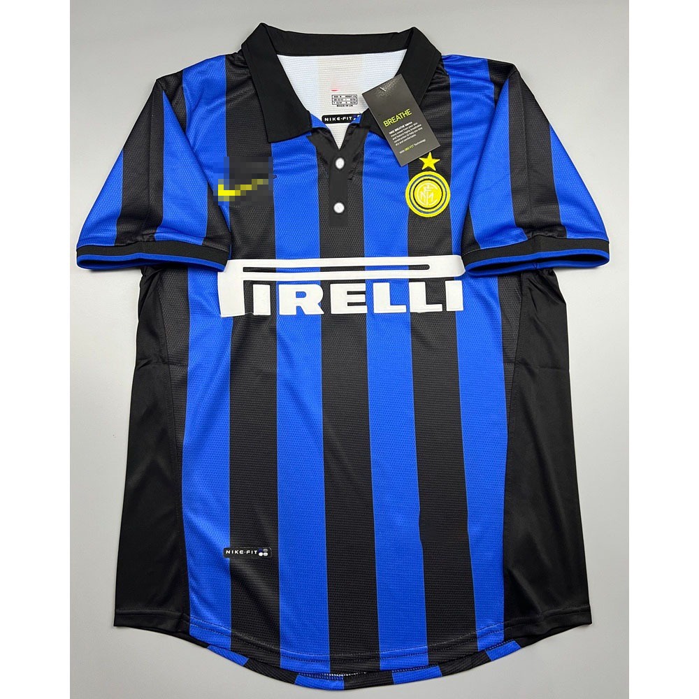 เสื้อบอล ย้อนยุค อินเตอร์ มิลาน 1998 เหย้า Retro Inter Milan Home เรโทร คลาสสิค 1998-99