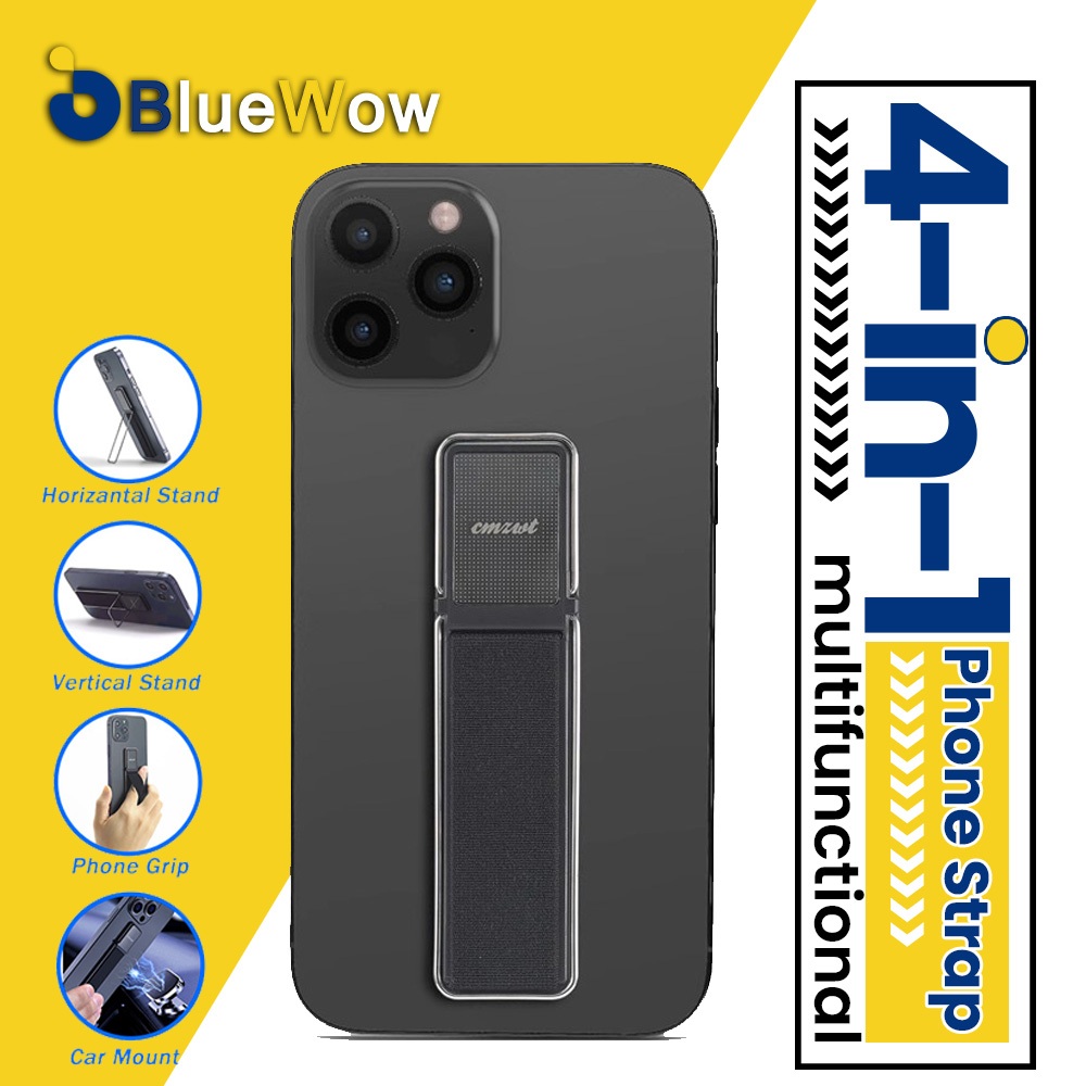 Bluewow แหวนขาตั้งโทรศัพท์มือถือ สําหรับ iP14 13 12pro max samsung S22 S23 S21 S20