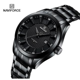 Naviforce นาฬิกาข้อมือควอตซ์แฟชั่น สายแสตนเลส กันน้ํา สําหรั…
