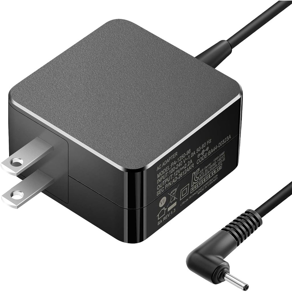 Chromebook Charger สําหรับแล็ปท็อป Samsung, 26W 12V 2.2A ใช้งานร่วมกับ 11.6 "Chromebook 3 2; 303c 50
