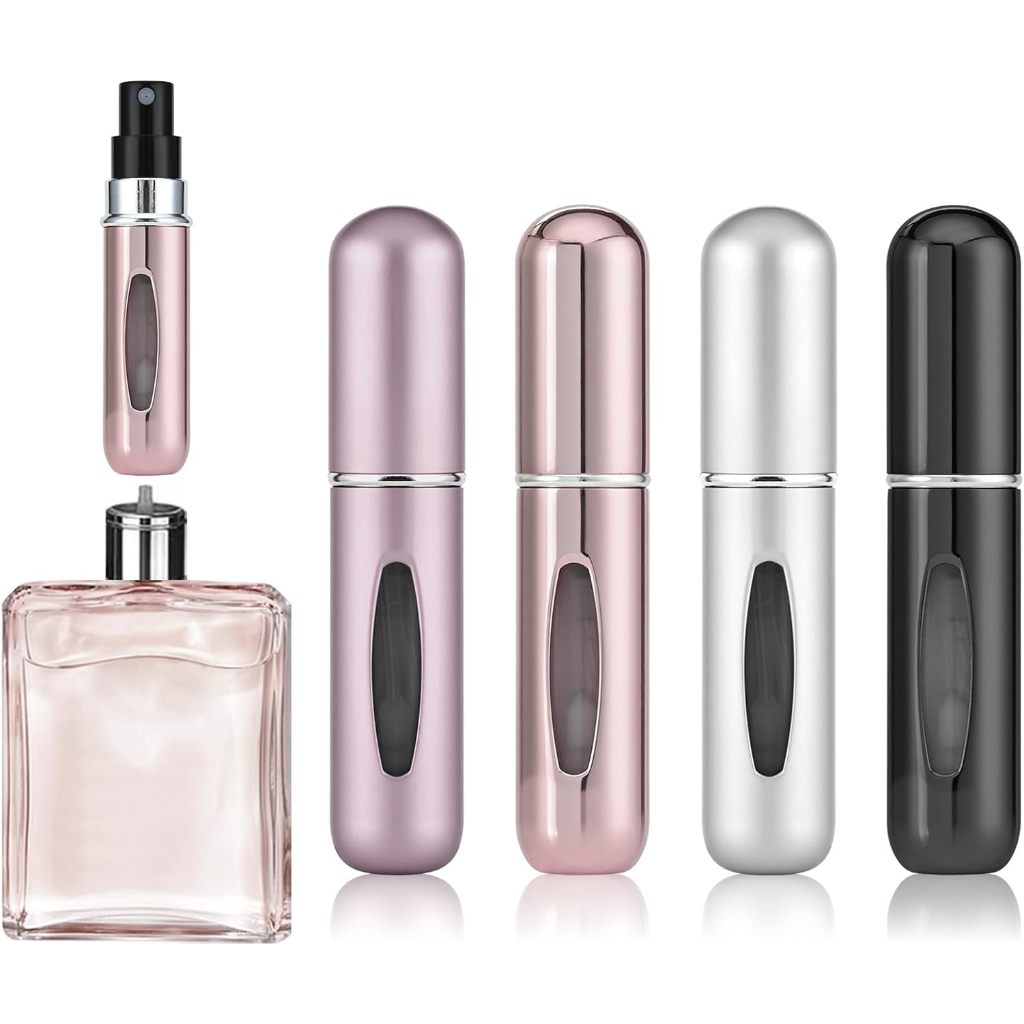 ขวดสเปรย์น้ําหอม อลูมิเนียม ขนาดเล็ก แบบพกพา เติมได้ 5 มล. สําหรับเดินทาง | 5ml Perfume Refillable Bottle Perfume Atomizer | Songkran เทศกาลสงกรานต