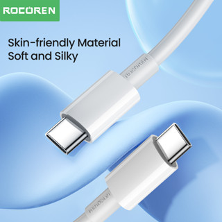 Rocoren PD 20W สายเคเบิล USB Type C สําหรับ iPhone 15 Pro Ma…