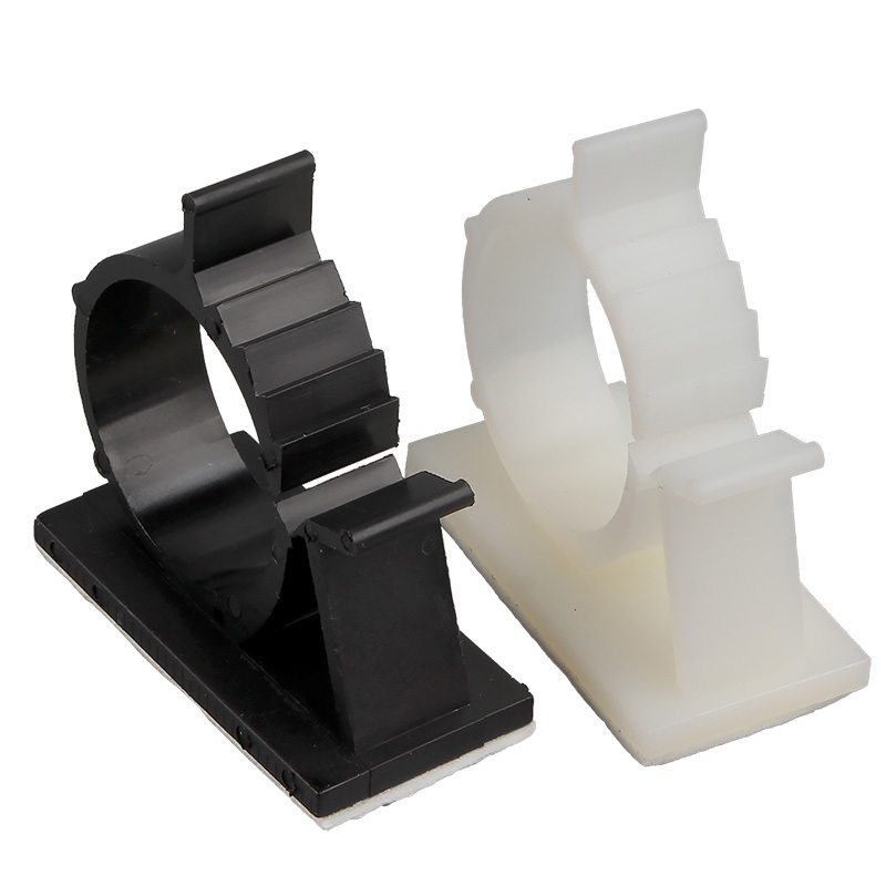 10/20Pcs  Cable Organizer Self Adhesive Cable Clips Table Cable Management Adjustable Cord Holder For Car PC TV Charging Wire Winder คลิปจัดเก็บสายเคเบิล มีกาวในตัว ปรับได้ สําหรับรถยนต์
