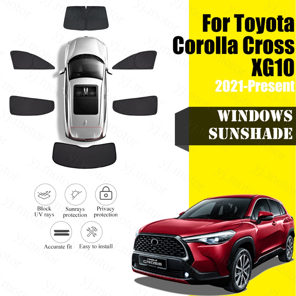 ม่านบังแดด ป้องกันรังสียูวี สําหรับ Toyota Corolla Cross ปี 2021-2023