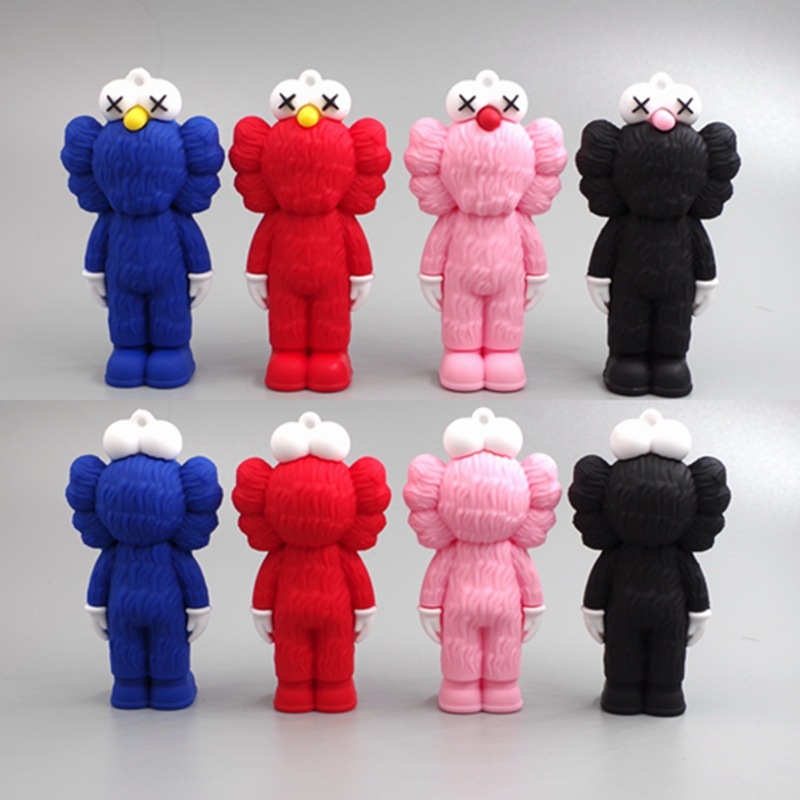 โมเดลฟิกเกอร์พลาสติก รูปอนิเมะ Sesame Street KAWS Elmo XX Eyes ขนาด 8 ซม. เหมาะกับของขวัญวันเกิด สําหรับตกแต่งห้องเพื่อน 2024