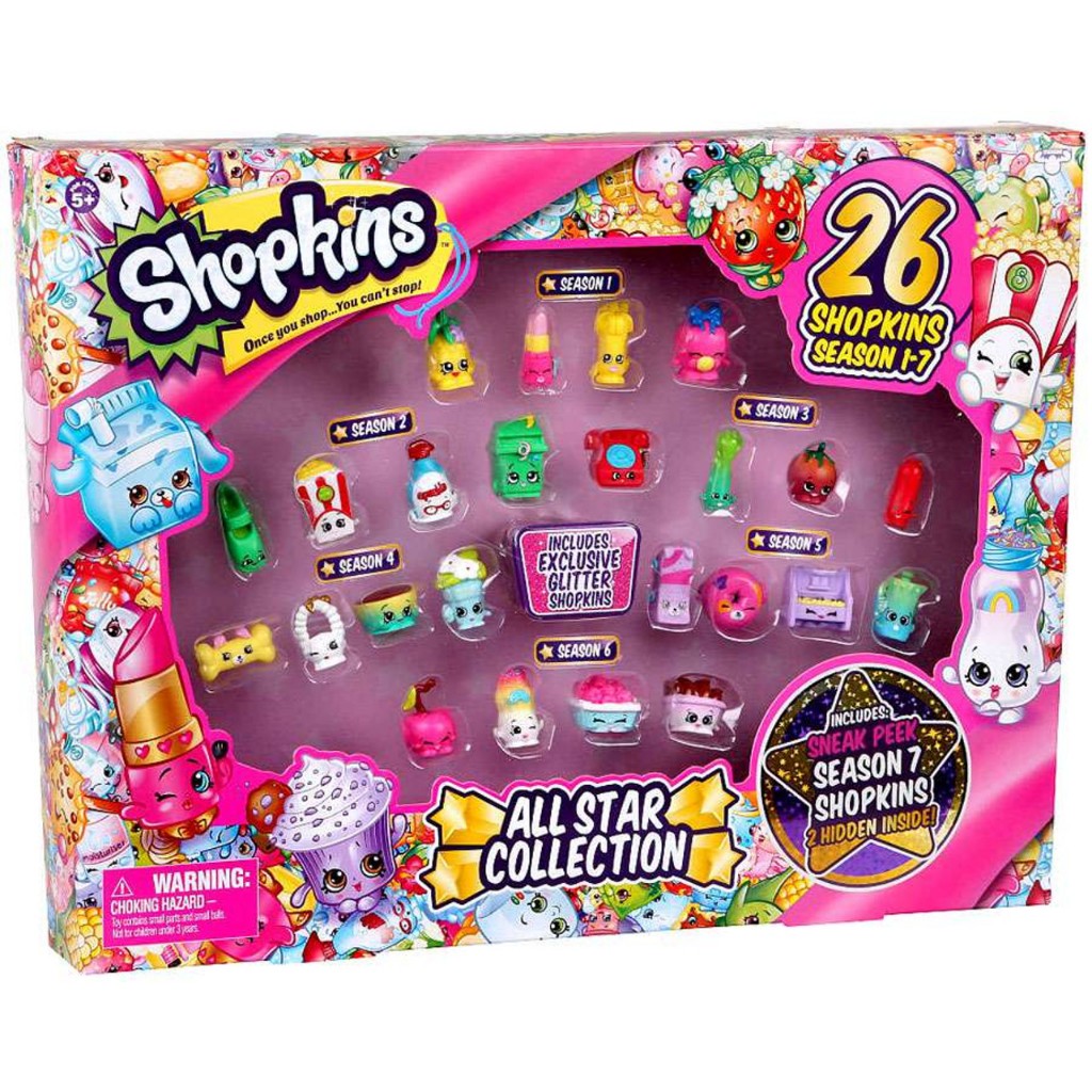 Shopkins Season 1-7 Best of All Star Collection Exclusive Playset [26 Shopkins] Shopkins Season 1-7 Best of All Star Collection ชุดของสะสมพิเศษ [26 Shopkins]