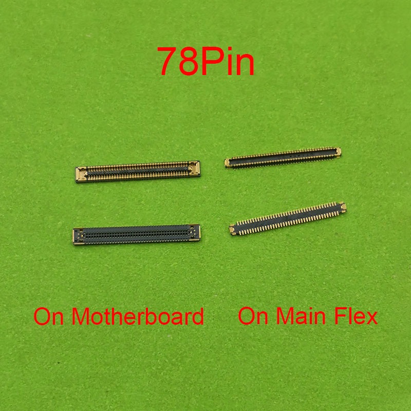2-10pcs 78Pin USB Charger แท่นชาร์จพอร์ต FPC Connector On Board สําหรับ Samsung Galaxy A32 A325 A42 A425 A52 5G A526B 4G A525 A525B A72 SM-A725F A726 A82 A52 A826S 5G