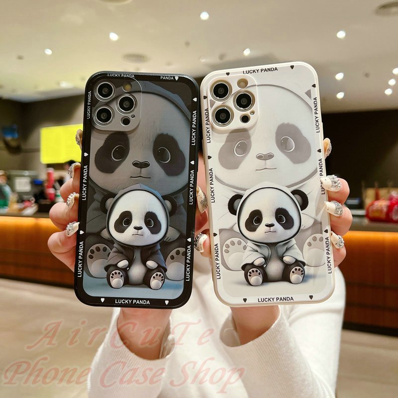 เคส Huawei Y7A Y6P Y9 Y9S Y7 Y6 Y6S P30 Lite Pro Prime 2019 2020 Nova 3i 5T 9 10 SE Y70 Y61 Protect Camera Cute Panda Soft Case