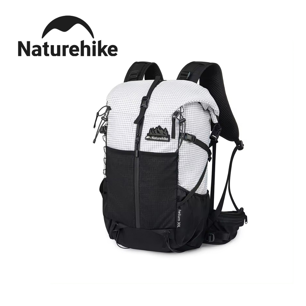 Naturehike กระเป๋าเป้สะพายหลัง ฮีเลียม 30 ลิตร แบบพกพา พับได้ เหมาะกับการพกพาเดินทาง ตั้งแคมป์ เดินป่า ปีนเขา