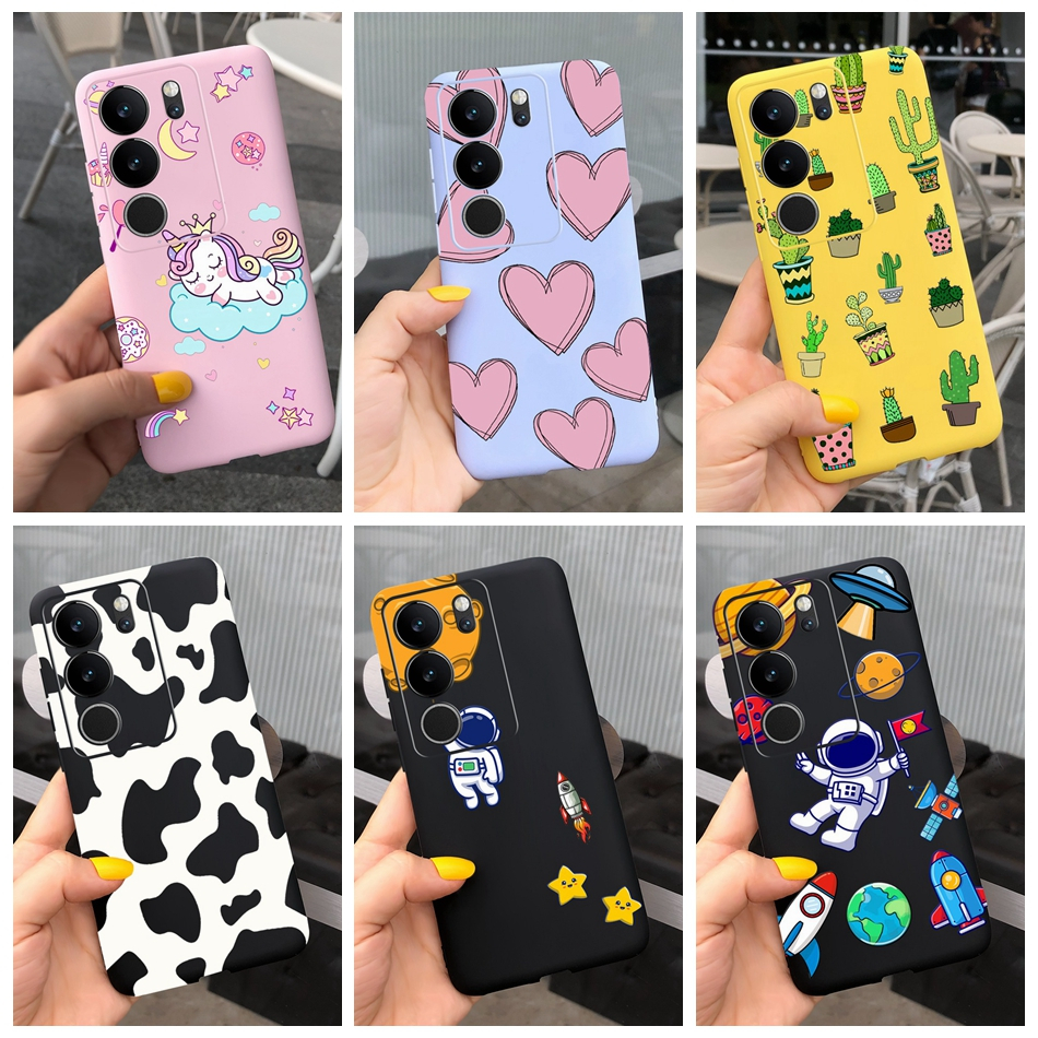 เคสโทรศัพท์ซิลิโคน TPU แบบนิ่ม ลายยูนิคอร์น สําหรับ Vivo V29 V2250 V29 Pro V2251 V29 V 29 29Pro 5G