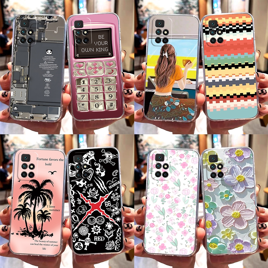 เคสโทรศัพท์มือถือ ยางซิลิโคนนิ่ม TPU ป้องกันเต็มเครื่อง ปิดด้านหลัง ลายใหม่ ออกแบบดี สําหรับ Xiaomi Redmi 10 2023