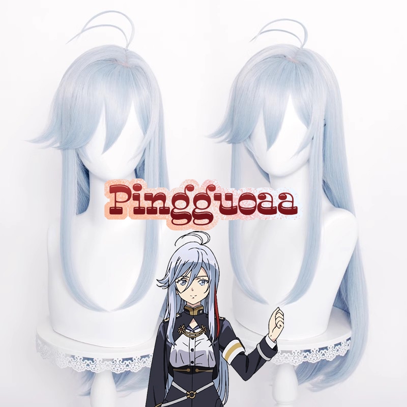 Anime 86-Eighty Six Vladilena Milize Cosplay Wig 75cm Long Heat Resistant Synthetic Hair