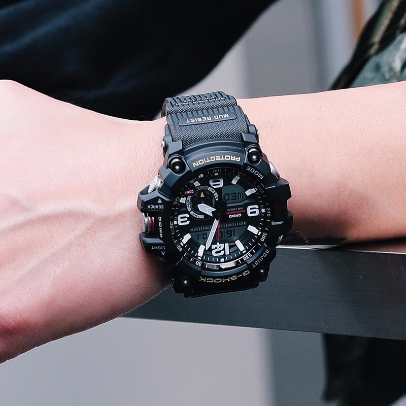 （สิงค้าขายดี）100%Casio นาฬิกาผู้ชาย GG-1000 Series กันน้ําสแตนเลสกีฬานาฬิกานาฬิกาควอทซ์