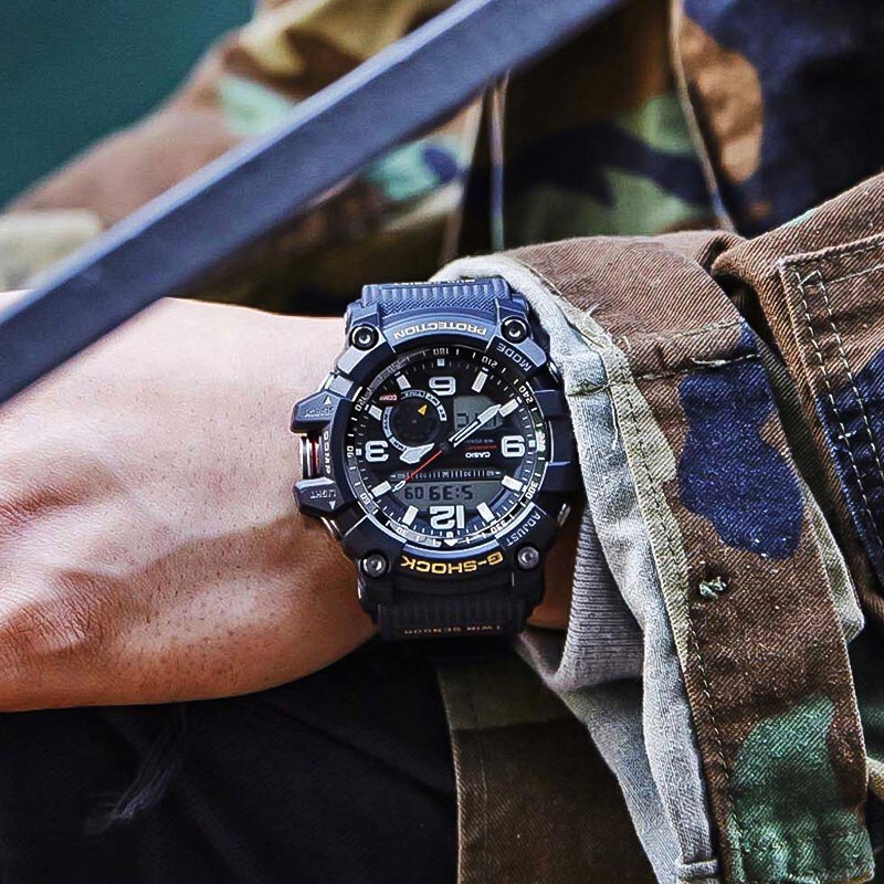 （สิงค้าขายดี）100%Casio นาฬิกาผู้ชาย GG-1000 Series กันน้ําสแตนเลสกีฬานาฬิกานาฬิกาควอทซ์
