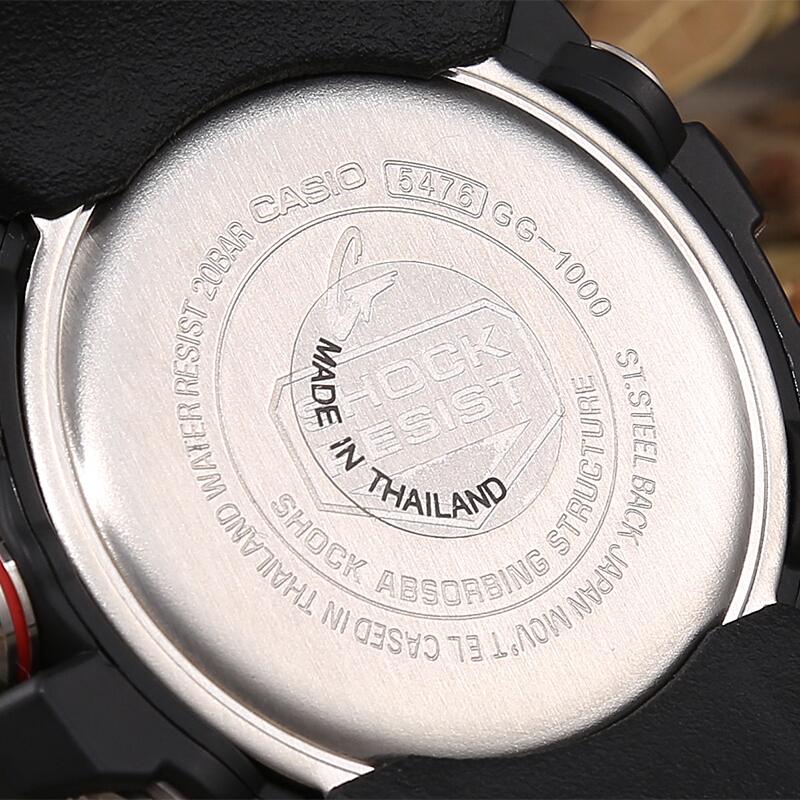（สิงค้าขายดี）100%Casio นาฬิกาผู้ชาย GG-1000 Series กันน้ําสแตนเลสกีฬานาฬิกานาฬิกาควอทซ์