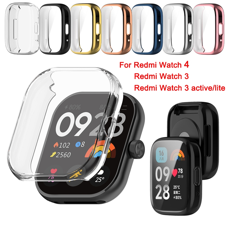 เคสซิลิโคนนิ่ม ป้องกัน สําหรับ Redmi Watch 4 3 active lite
