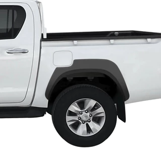 Revoคิ้วล้อ แต่ง ซุ้มล้อ พลาสติกABS ใส่ได้แคป/4ประตู 4pcs สีดำด้าน แคป for TOYOTA REVO 2015-2022