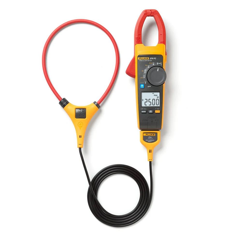 Fluke 376 FC True RMS แคลมป์มิเตอร์ AC/DC ดั้งเดิมพร้อม iFlex Fluke 376FC