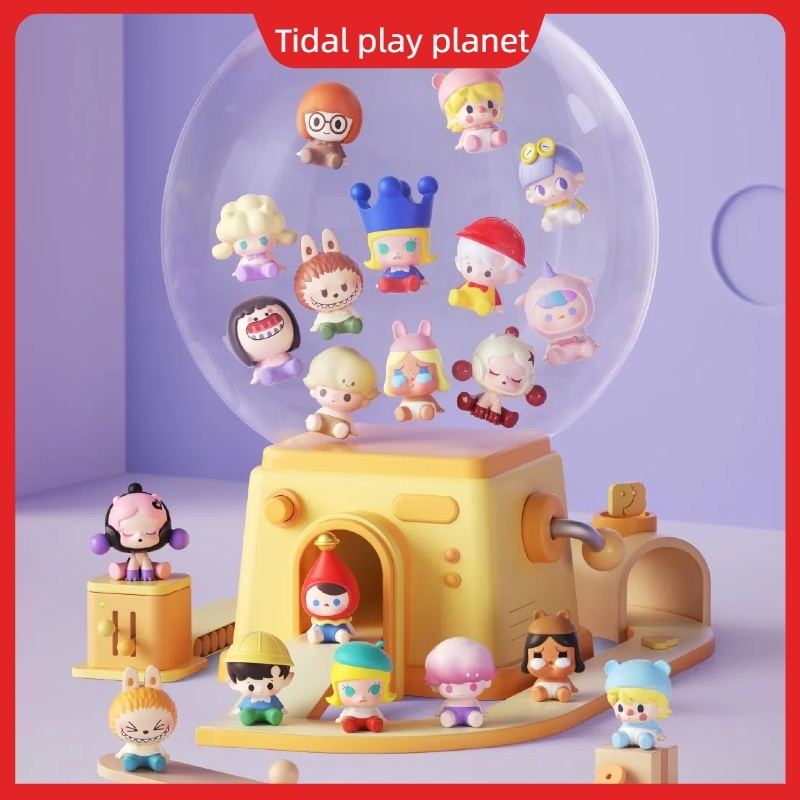 [ของแท้อย่างเป็นทางการ] ให้ Pop bean show series Crying Pucky Molly Dimoo Labuu SP Ziardo Duckoo Vivicat เตรียมตัวให้พร้อมสําหรับการแสดงอารมณ์ และปิดหัวฮิปสเตอร์