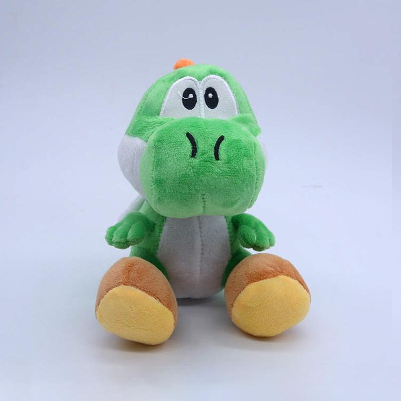 16ซม.ญี่ปุ่นเกมSuper Bros Yoshiไดโนเสาร์สีเขียวของเล่นตุ๊กตาตุ๊กตานุ่มยัดไส้ของขวัญวันเกิดคริสต์มาสสําหรับเด็ก
