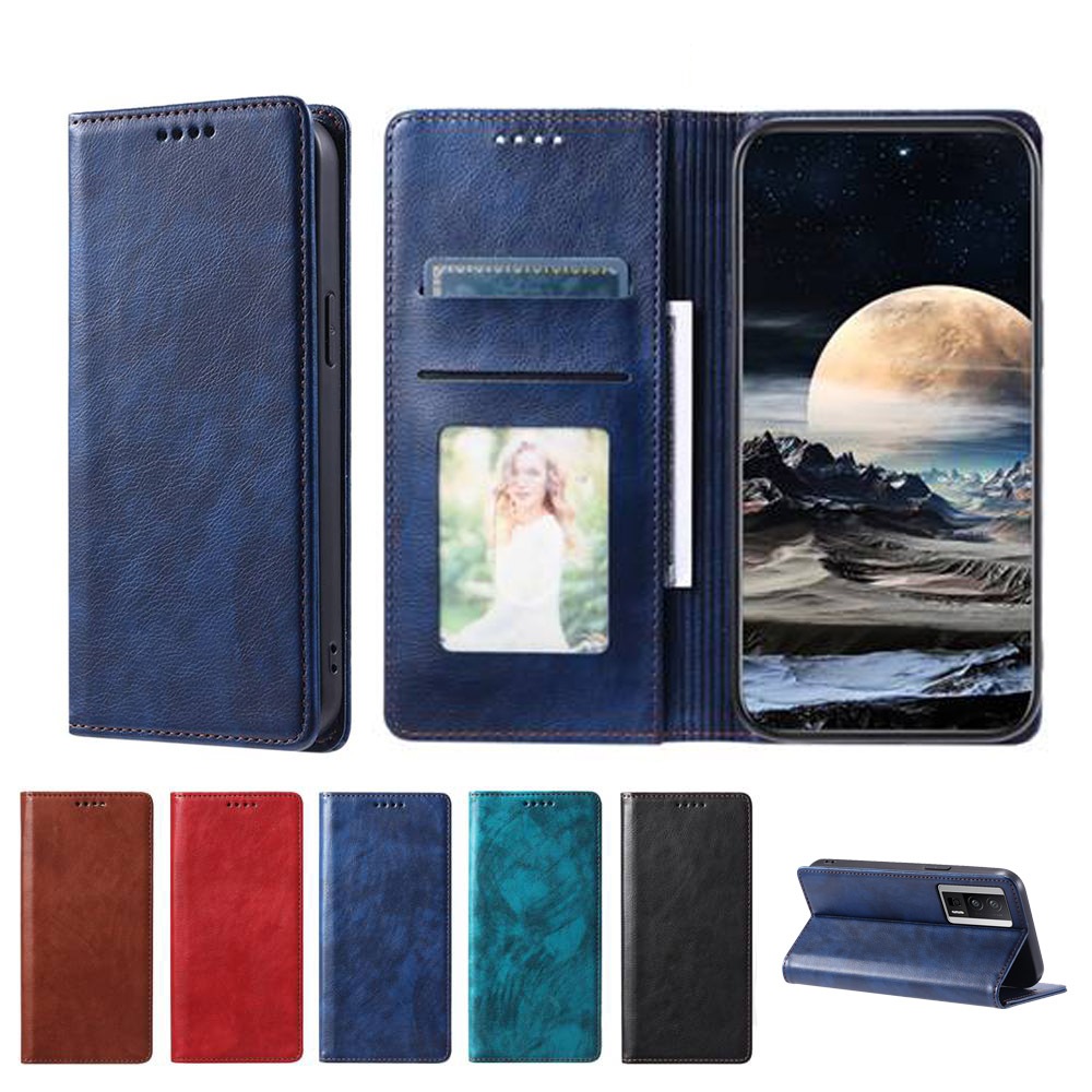 ปลอกแม่เหล็ก Xiaomi Redmi K60 K60 Pro K50 Ultra Case หนัง PU Fllip Cover การป้องกันแบบเต็มโทรศัพท์ที