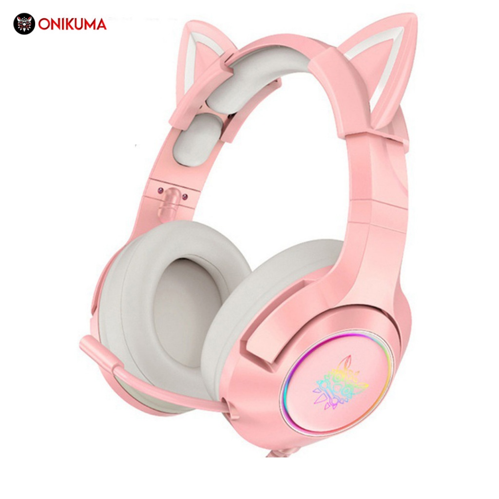 Onikuma หูฟัง K9 พร้อมเอฟเฟคไฟ RGB ลดเสียงรบกวน พร้อมไมโครโฟน