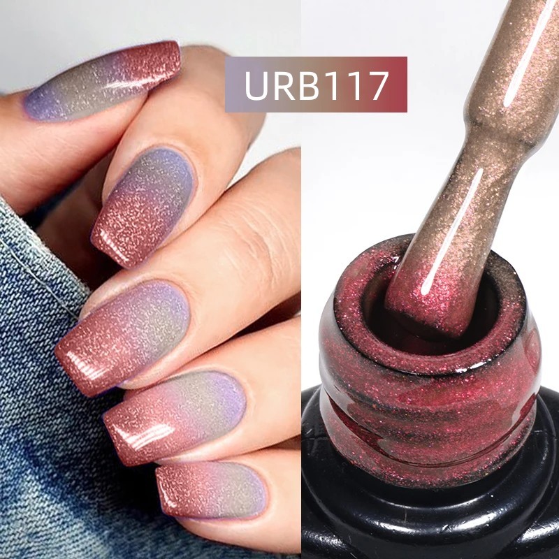 Ur SUGAR เจลทาเล็บเจล UV LED เปลี่ยนสีตามอุณหภูมิ 7 มล.