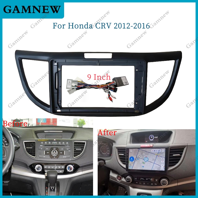 อะแดปเตอร์ถอดรหัสกรอบรถยนต์ 9 นิ้ว สําหรับ Honda Crv C-rv 2012-2016