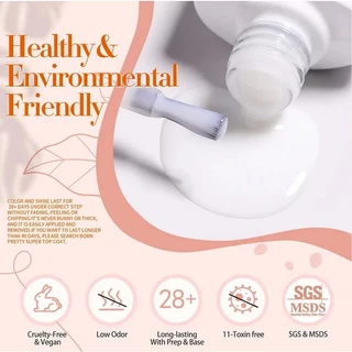 【Local】BORN PRETTY 10ml Milky White Jelly Gel ยาทาเล็บโปร่งแสง Soak Off Gel Vernis Semi Permanent Gel