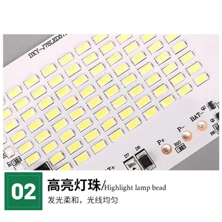 แผงควบคุมแหล่งกำเนิดแสงไฟถนนพลังงานแสงอาทิตย์แผงไฟ LED ไฮไลต์ไฟถนน LED DIY 3.2-3.7V 5-7V 300W
