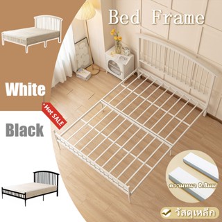 New เตียงเหล็ก แบบอย่างหนา4ฟุต 5ฟุต 6ฟุตเตียงนอนโลหะ ขึ้นรูป…