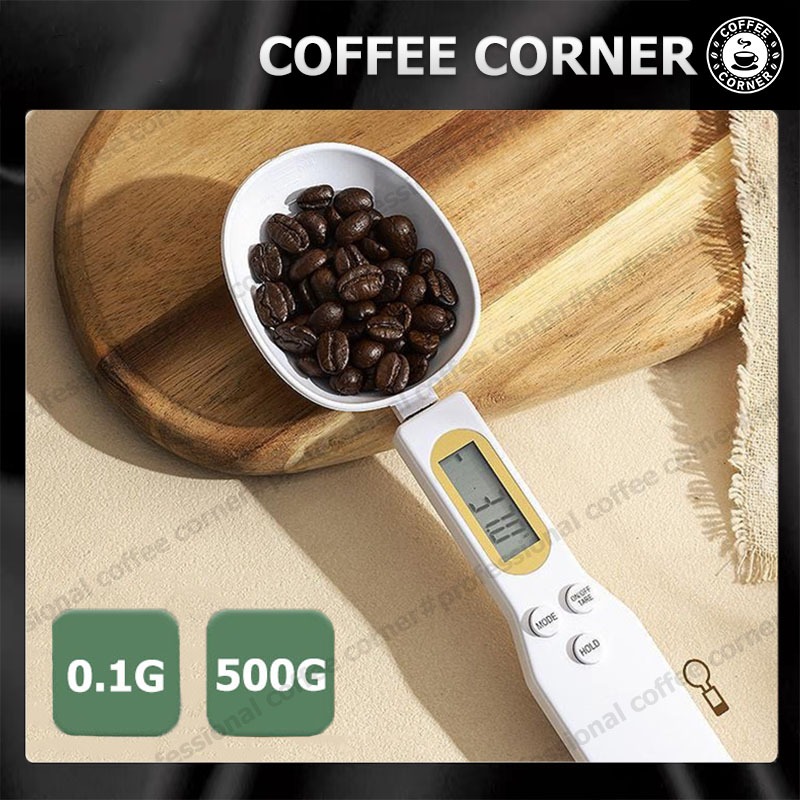 【สินค้าพร้อมส่ง】เครื่องชั่งช้อนตวงดิจิตอล 500g/0.1g ช้อนตวงกาแฟ ช้อนชั่งตวงดิจิตอล น้ำหนักอาหาร LCD หน้าจอ ชั่งเนย แป้ง ครีม ชา กาแฟ