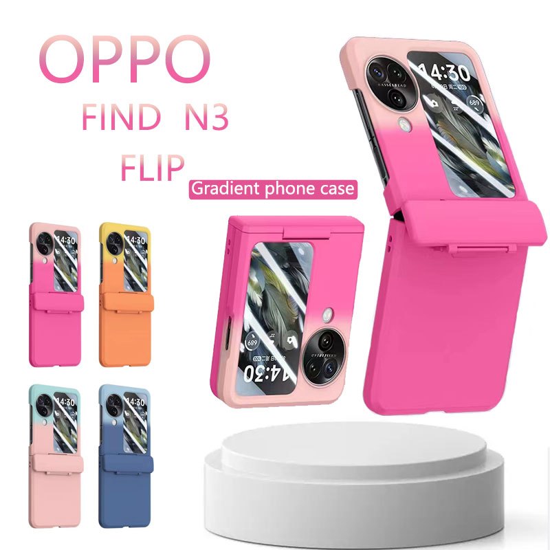 เคสโทรศัพท์มือถือ PC แบบแข็ง ฝาพับ ทนทาน สําหรับ OPPO Find N3 Flip N2 Flip N3Flip N2Flip