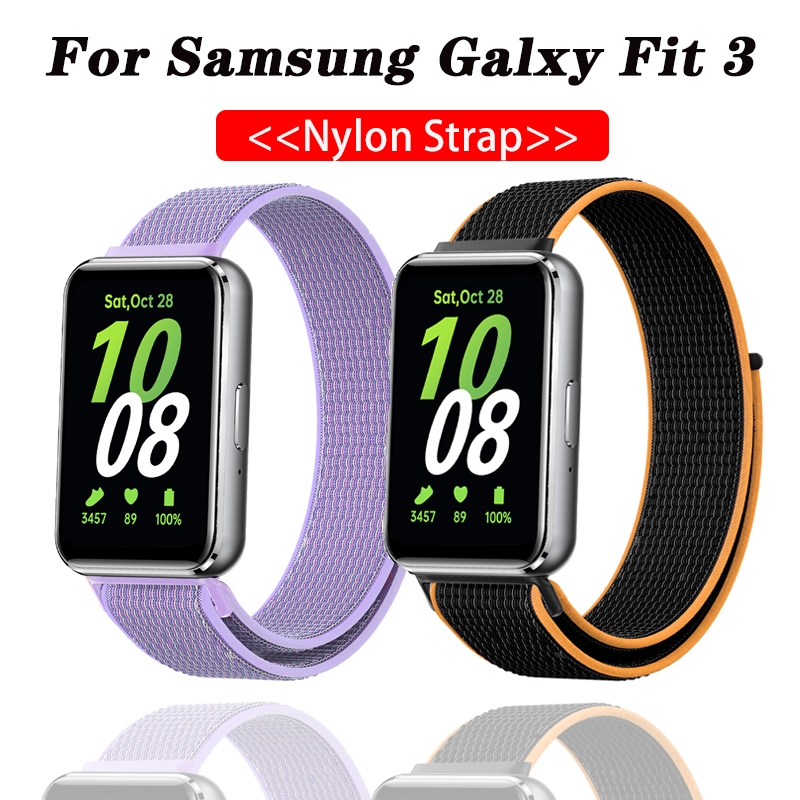 สายนาฬิกาข้อมือไนล่อน แบบเปลี่ยน สําหรับ Samsung Galaxy Fit 3 Galaxy Watch Fit 3 Fit3