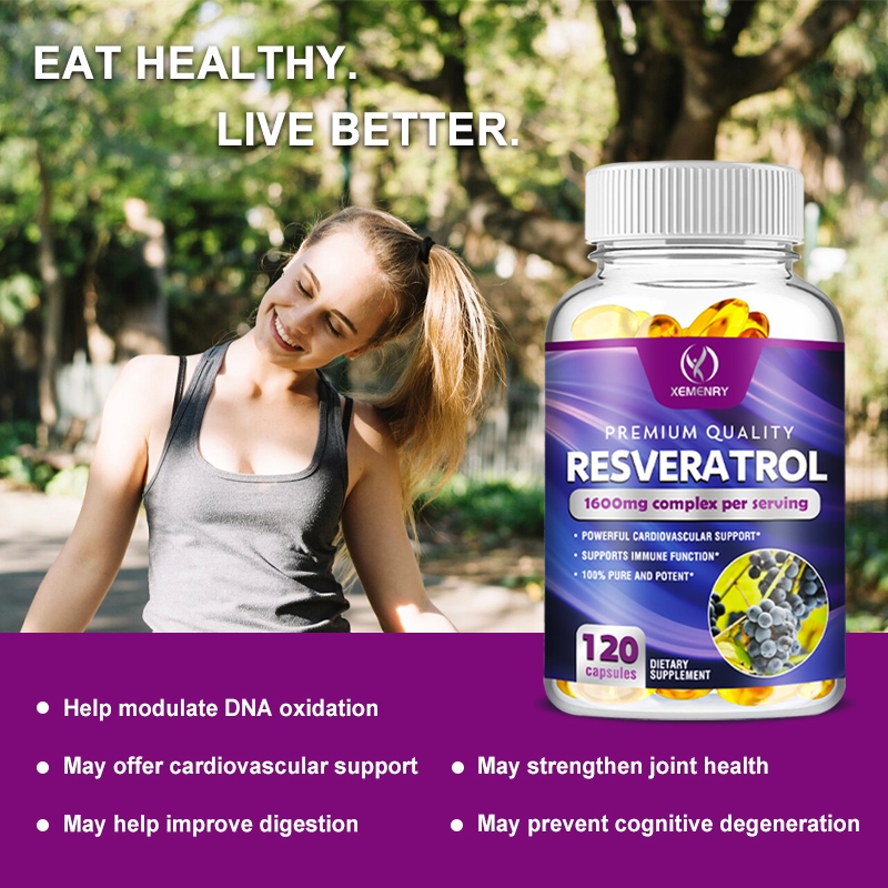 Resveratrol ผลิตภัณฑ์เสริมอาหาร ต้านอนุมูลอิสระ ต่อต้านริ้วรอย - รูปที่ 6
