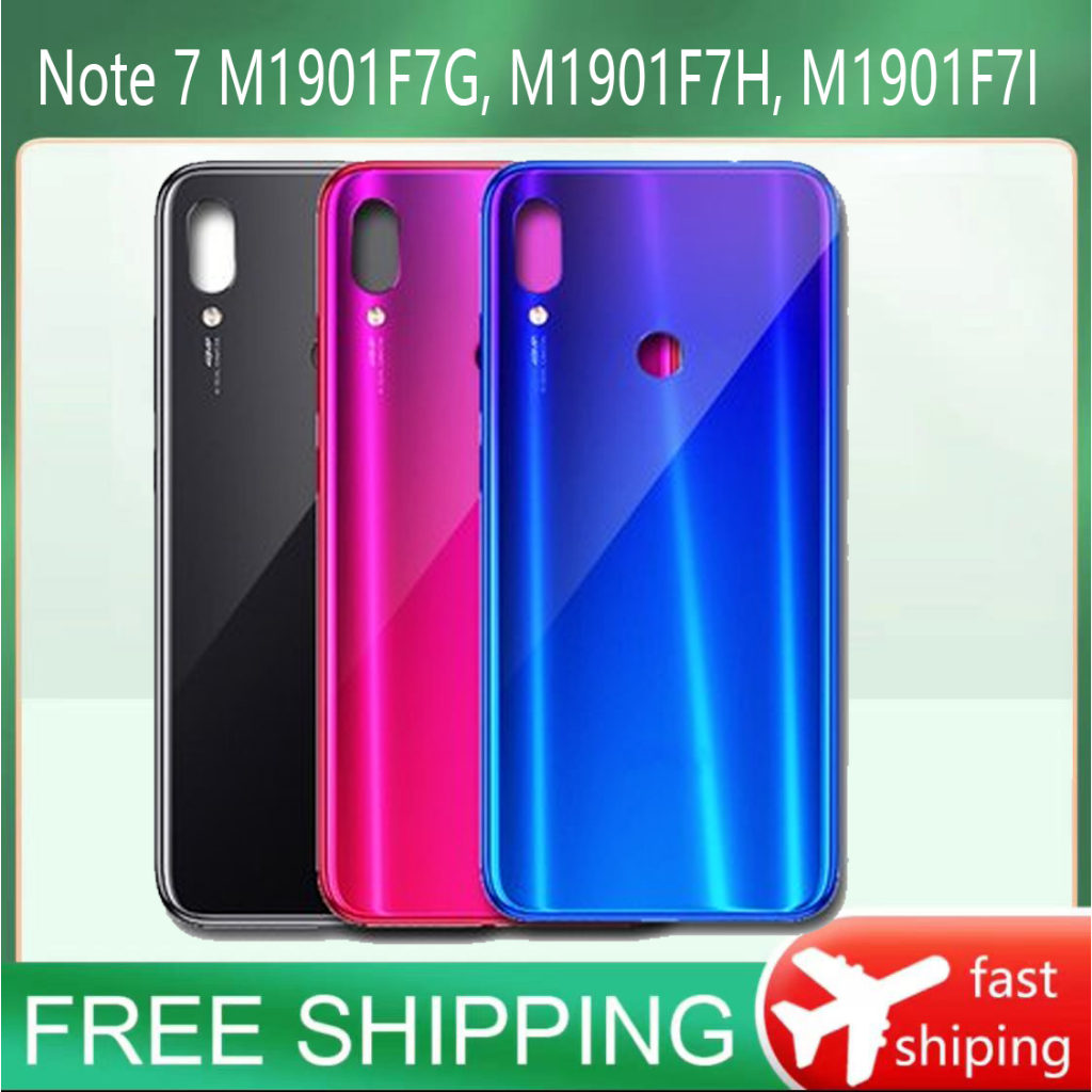 ฝาครอบแบตเตอรี่ด้านหลัง แบบเปลี่ยน สําหรับ Xiaomi Redmi note 7 M1901F7G M1901F7H M1901F7I note 7 Pro