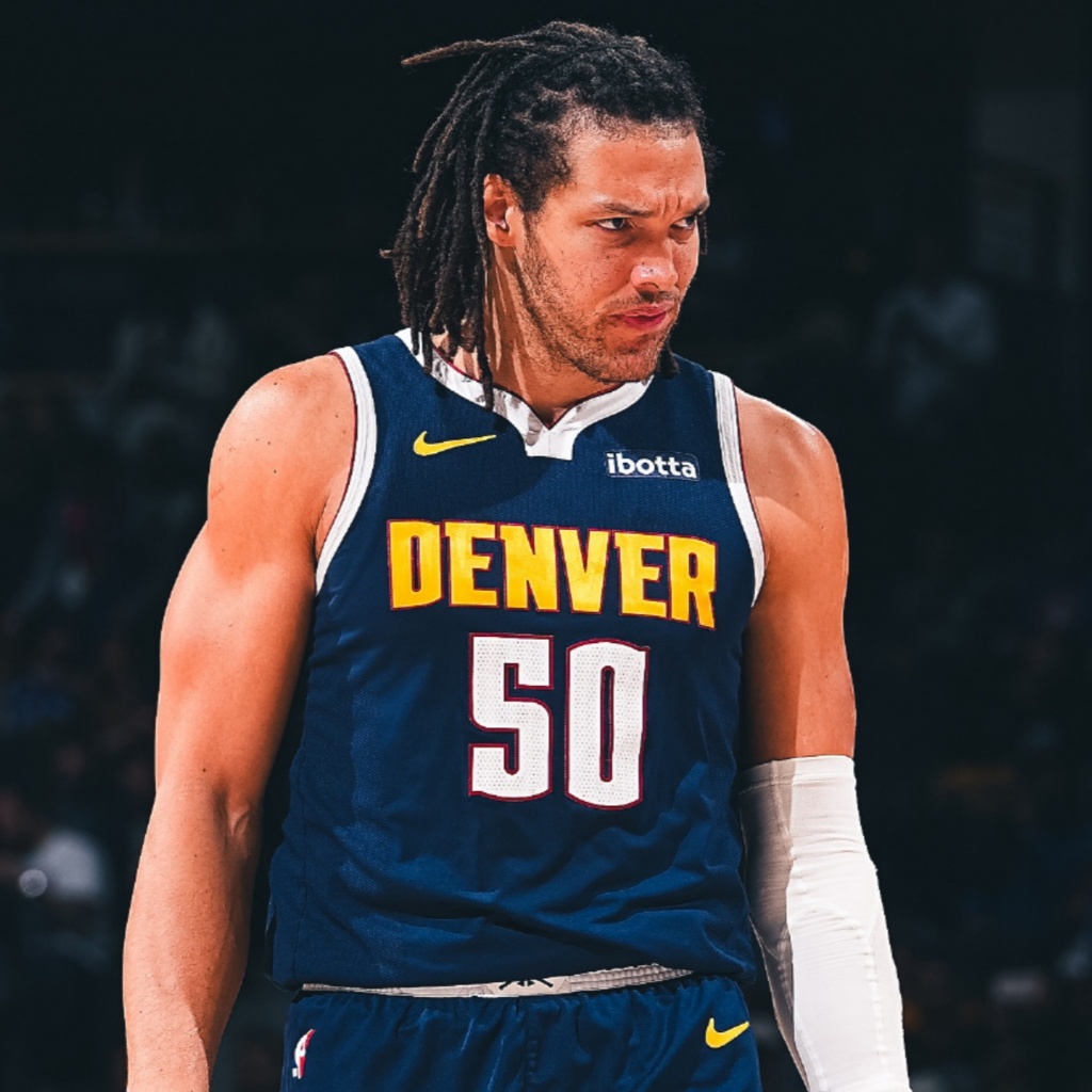 เสื้อกีฬาบาสเก็ตบอล ลายทีม Denver Nuggets No.50 Aaron Gordon เบอร์ 23-24 สําหรับผู้ชาย