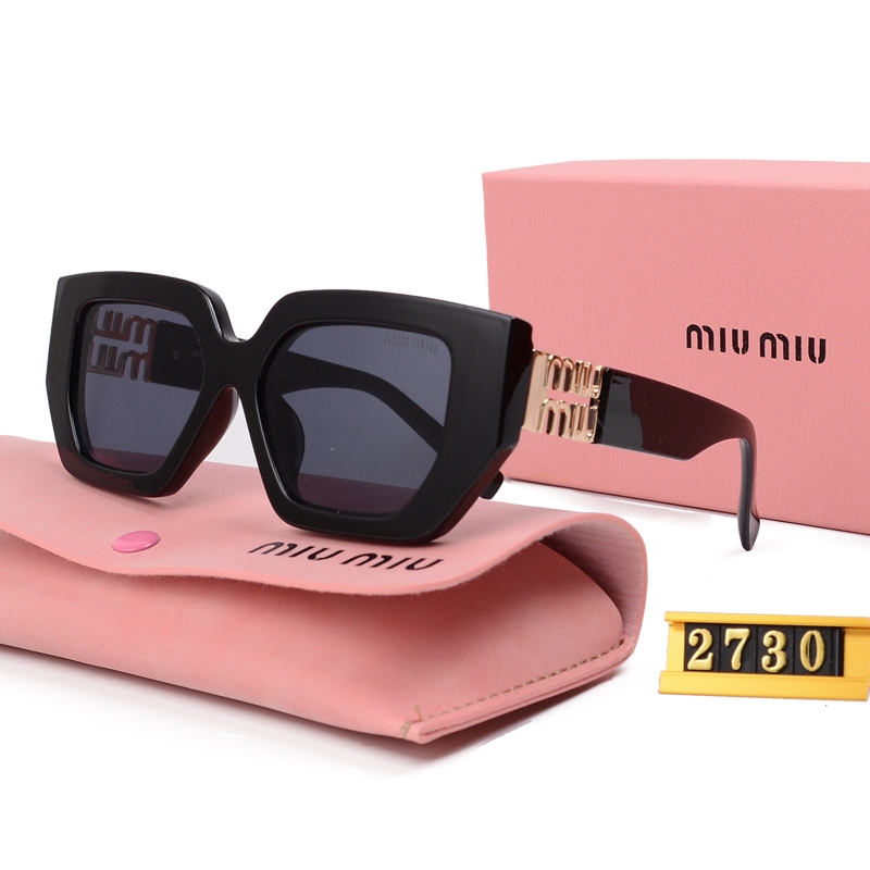 2024, Miu แว่นตากันแดด, INS, ย้อนยุค อัลตร้าไวโอเล็ต, แว่นตากันแดดผู้หญิง 2730