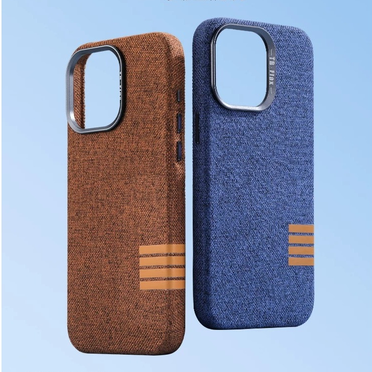 【Linen Soft case】เคส compatible for iPhone 12 13 14 15 pro max case