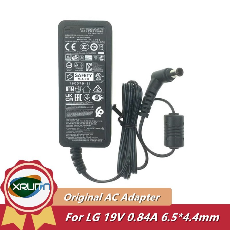 Original AC DC Switching Adapter 19V 0.84A สําหรับ LG 20M35ASA 20M38H 22M38D LED LCD TV Monitor แหล่