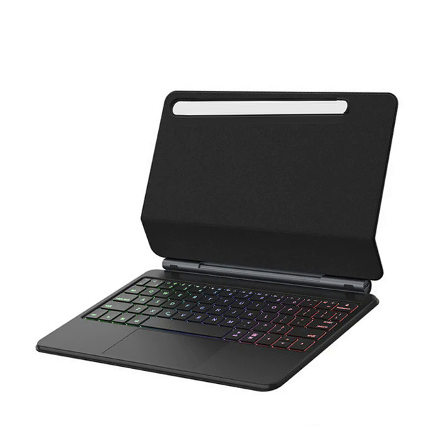 ไร้สายบลูทูธ Backlit แป้นพิมพ์แม่เหล็กสําหรับ Samsung Galaxy Tab S10 FE + 13.1 S10+ S9 + S10lite S10 S9 S8 S7 11 S7+ S8+ S9 FE + 12.4 S8 S9 S9 S10 Ultra 14.6 พร้อม Touchpad - รูปที่ 5