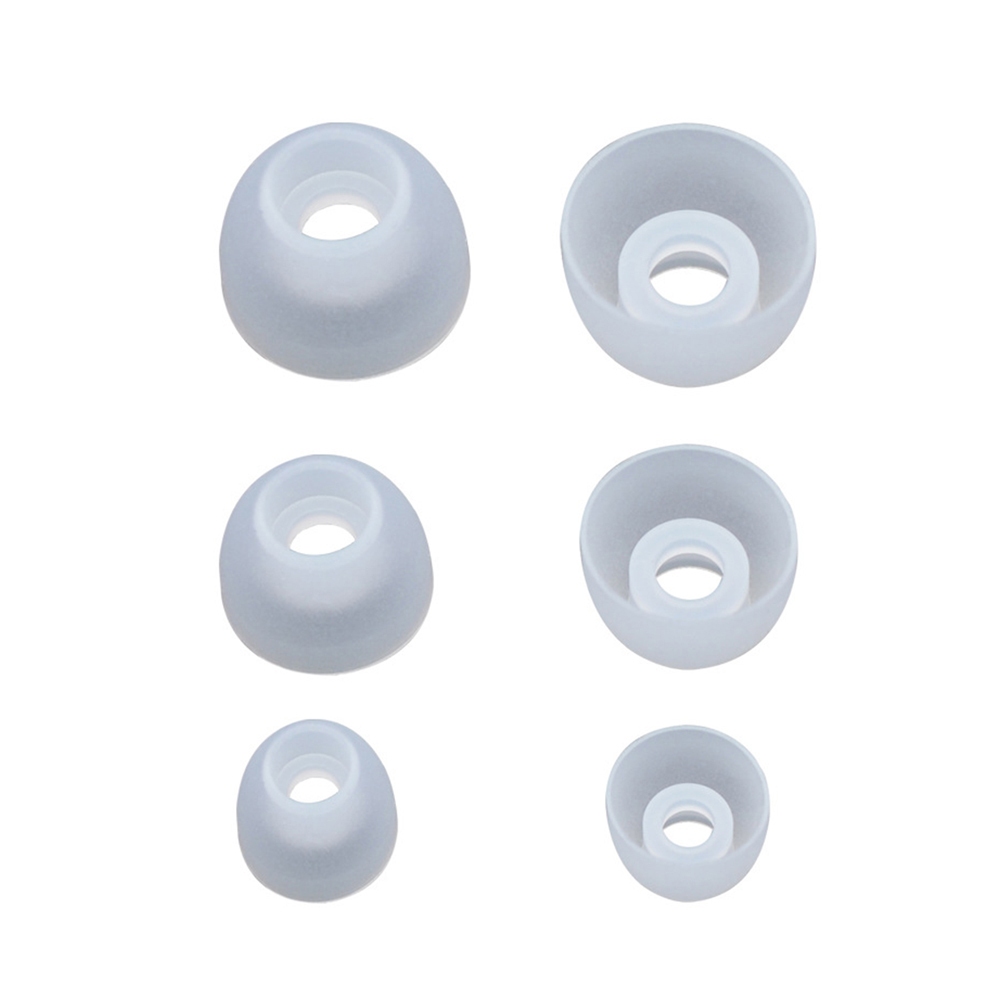 Uareliffe KZ ซิลิโคนเปลี่ยนหูเคล็ดลับ 3 คู่ SML แหวนยางนุ่มใสหูฟังเบาะเสียงแยกสบายโปร่งใสแผ่นรองหูฟังครอบคลุม