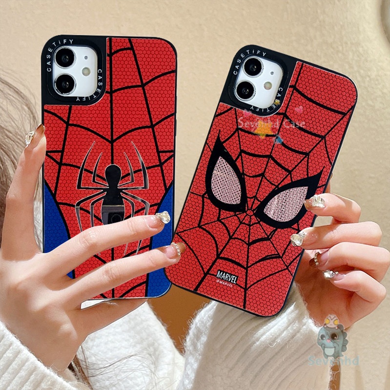 เคสโทรศัพท์มือถือ TPU ลายสไปเดอร์ฮีโร่แมน สีแดง สําหรับ iPhone 15 14 13 12 11 Pro Max SE2020 X XR Xs Max 7 8 6 6s Plus